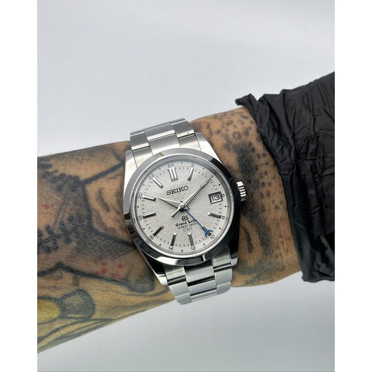 Custom Grand Seiko Mod • Premium White GS GMT SBGJ001 • 36mm
